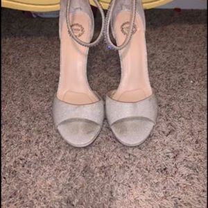 Silver high heels from Dillard’s!!